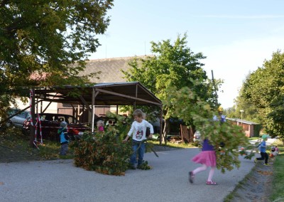 Představujeme obor stromolezení školákům ze školy NA horu Jilemnice (4)